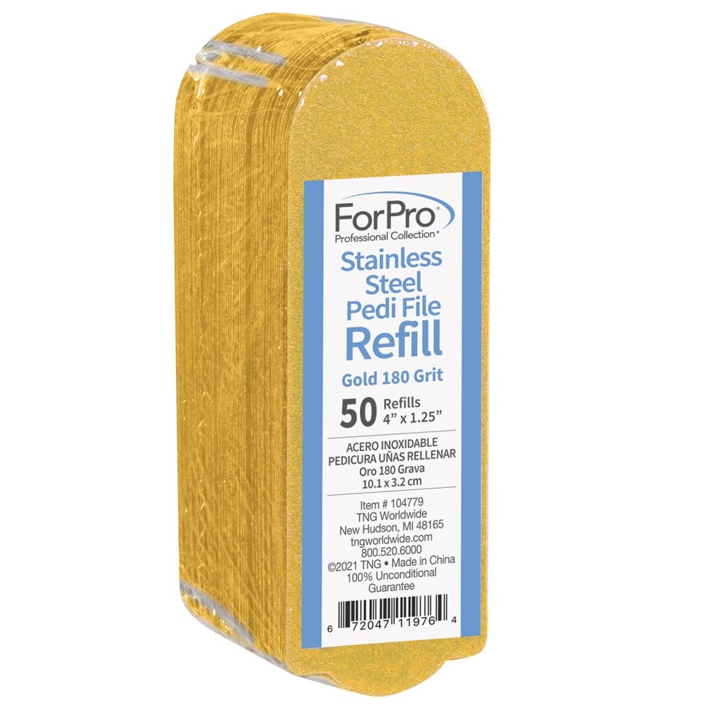 ForPro Pedi File Refills 50ct pack front view