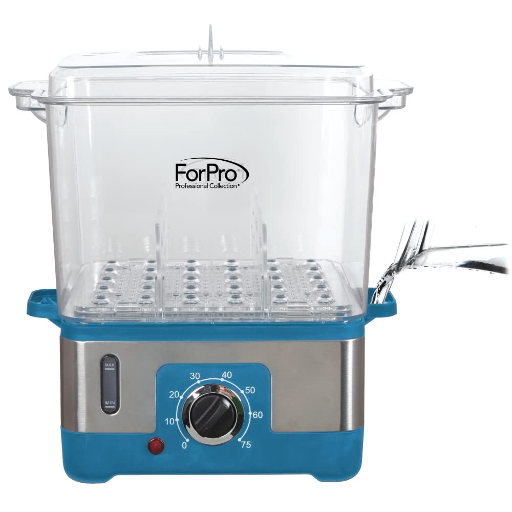 ForPro XL Hot Towel Steamer side view showing capacity