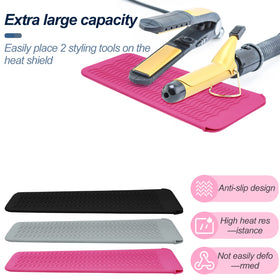 Fouews Silicone Heat Resistant Mat Pouch displayed on a countertop
