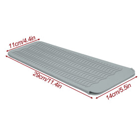 Fouews Silicone Heat Resistant Mat Pouch folded for easy storage