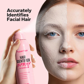 Four precision razors included with HyperHair Hair Identifier Spray