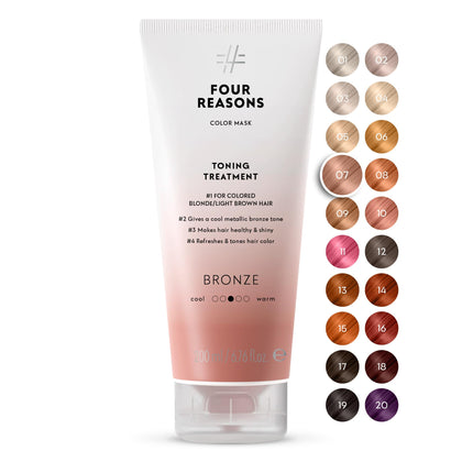 FOUR REASONS Color Mask Bronze front view with packaging