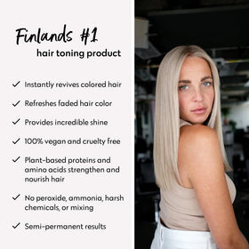 FOUR REASONS Color Mask Cool Sand Blonde on light blonde hair