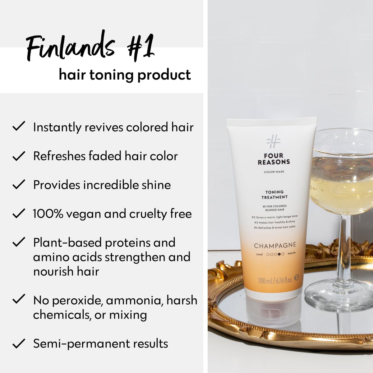FOUR REASONS Color Mask in shower setting