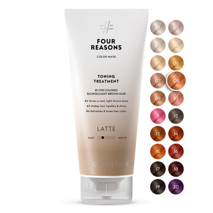 FOUR REASONS Color Mask Latte 200g front view