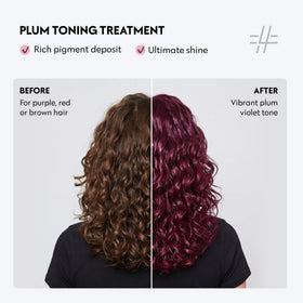 FOUR REASONS Color Mask Plum showing texture in a bowl