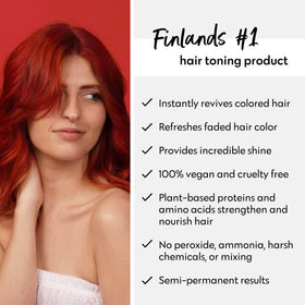 FOUR REASONS Color Mask Red 222g after application results