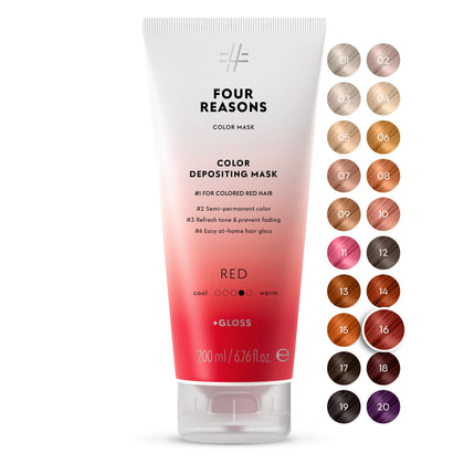 FOUR REASONS Color Mask Red 222g front view