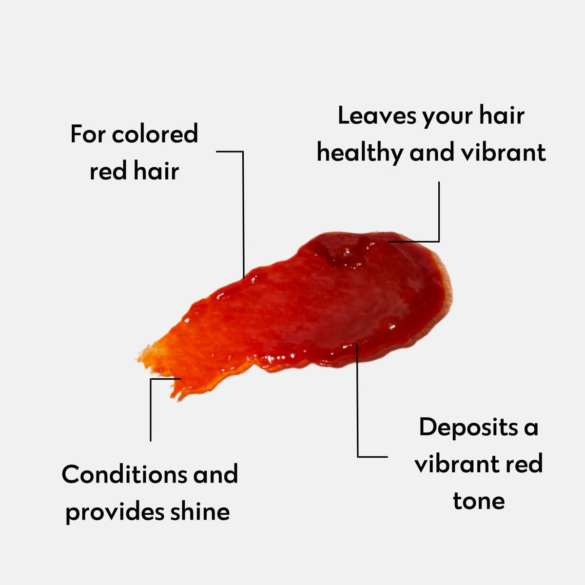 FOUR REASONS Color Mask Red 222g texture close-up