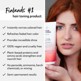FOUR REASONS Color Mask Red Copper after application results