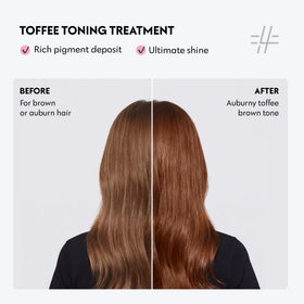 FOUR REASONS Color Mask Toffee application in a shower