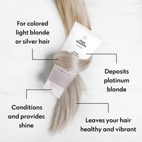 FOUR REASONS Colour Mask Silver application scene in shower