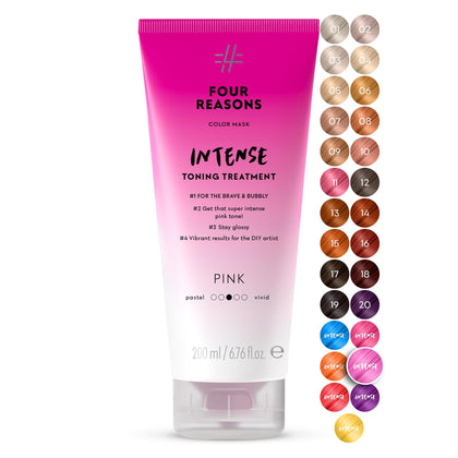 FOUR REASONS Intense Pink Color Mask 210g front view
