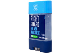 Four Right Guard Sport Antiperspirant Clear Gel bottles arranged