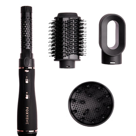 FoxyBae Super Styler in use on long hair