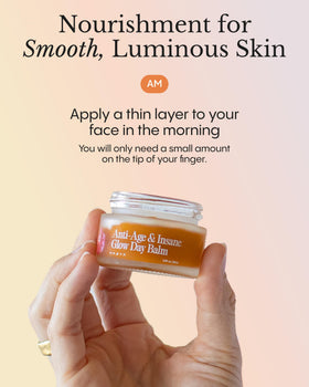 FRØYA Anti-Age Glow Day Balm texture close-up