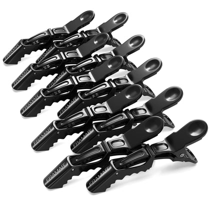 FRAMAR Black Alligator Clips pack of 10 front view