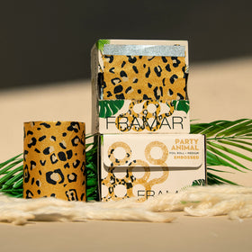 FRAMAR Party Animal Hair Foils Leopard design close-up