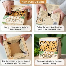 FRAMAR Party Animal Hair Foils Leopard design packaging