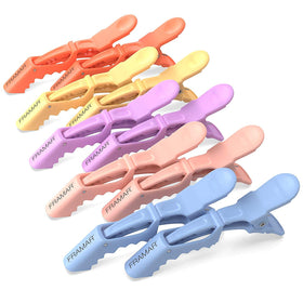 FRAMAR Pastel Alligator Hair Clips pack of 10 in assorted pastel colours