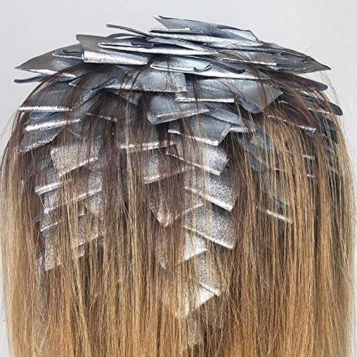 FRAMAR Silver Hair Foils side view with dimensions