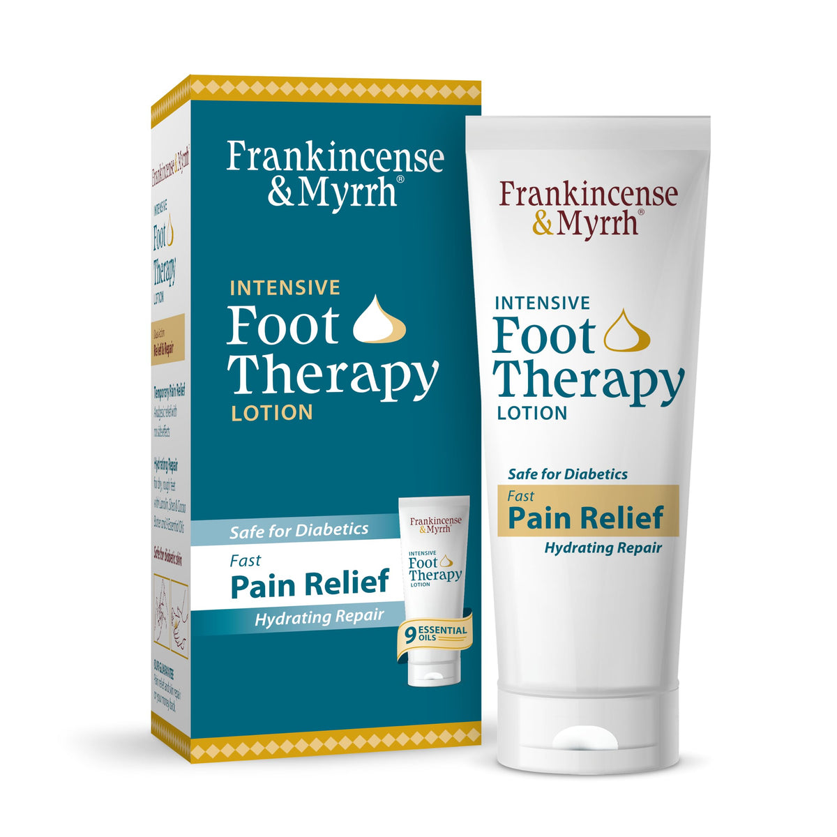 FRANKINCENSE & MYRRH Intensive Foot Therapy Lotion 3 oz front view