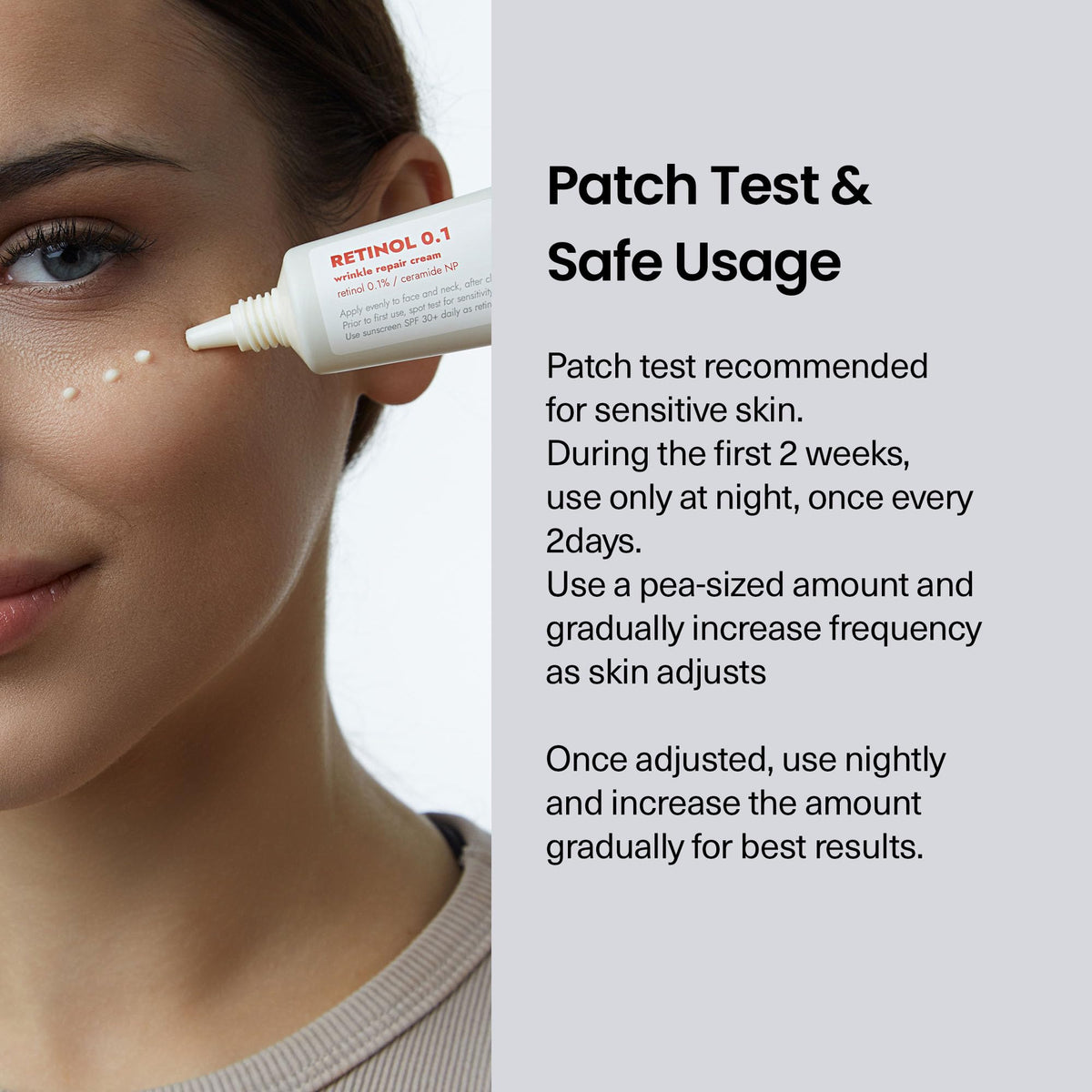 FRANKLY Retinol 0.1% Cream with a night-time skincare routine