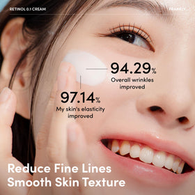 FRANKLY Retinol 0.1% Cream with ginseng extract background
