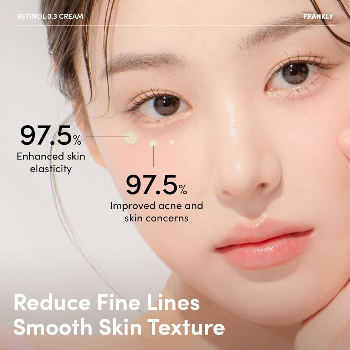 FRANKLY Retinol 0.3% Cream top view with lid off