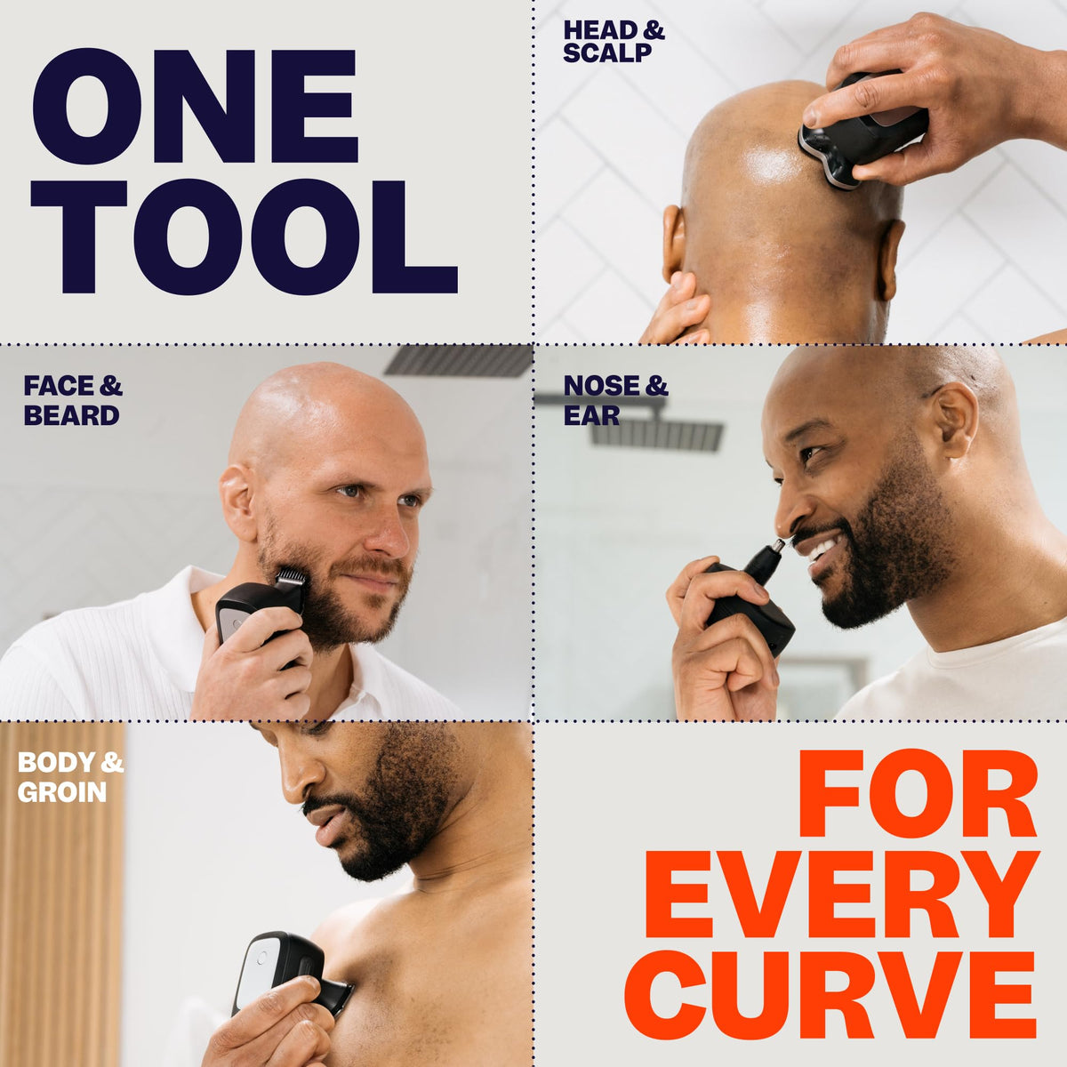 Freebird Electric Shaver USB charging cable and cleaning brush