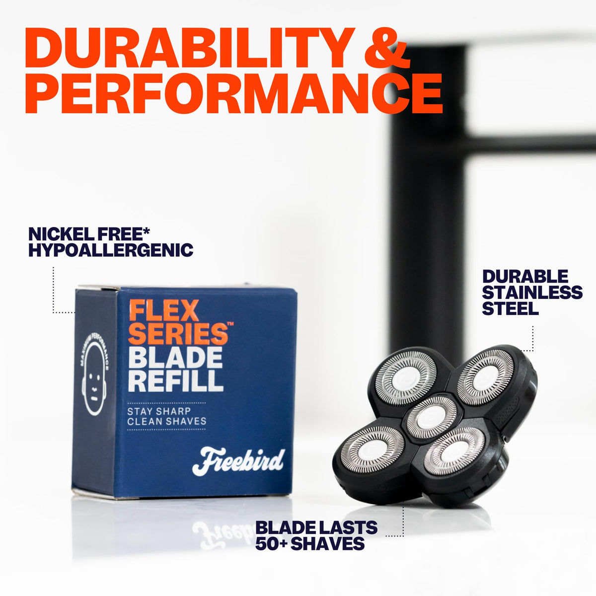 Freebird FlexSeries blade packaging