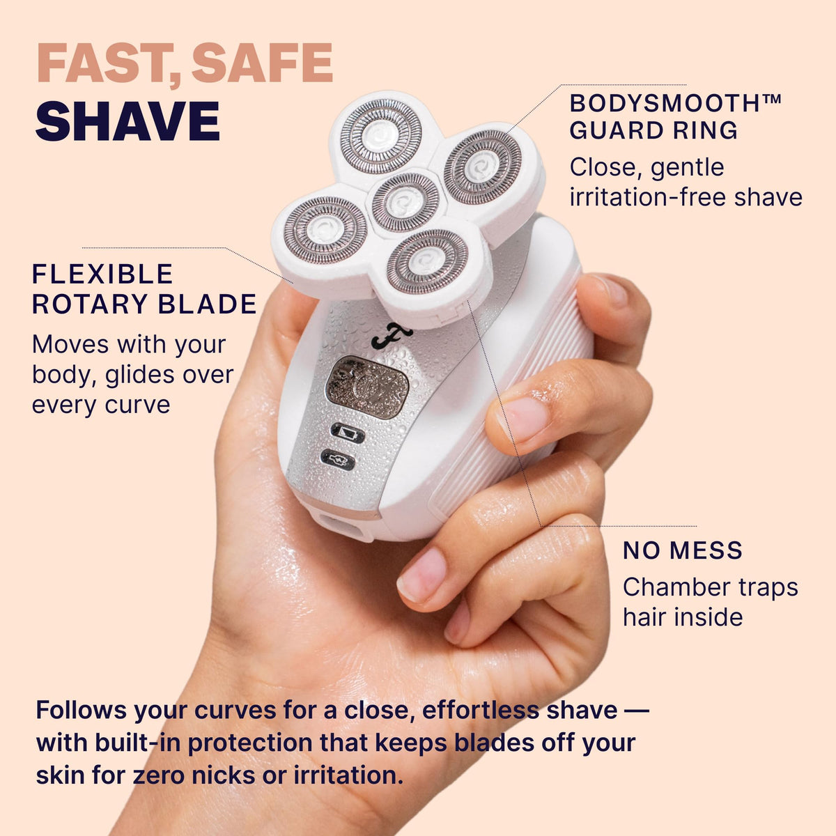 Freebird FlexSeries Electric Razor in travel bag