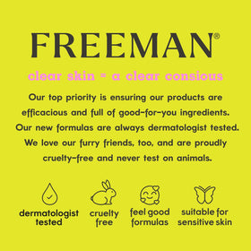 Freeman 4 Piece Hydrating Face Mask Set in travel-friendly packaging