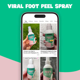 Freeman Flirty Feet Instant Foot Peeling Spray back view