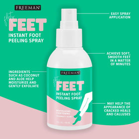 Freeman Flirty Feet Instant Foot Peeling Spray side view