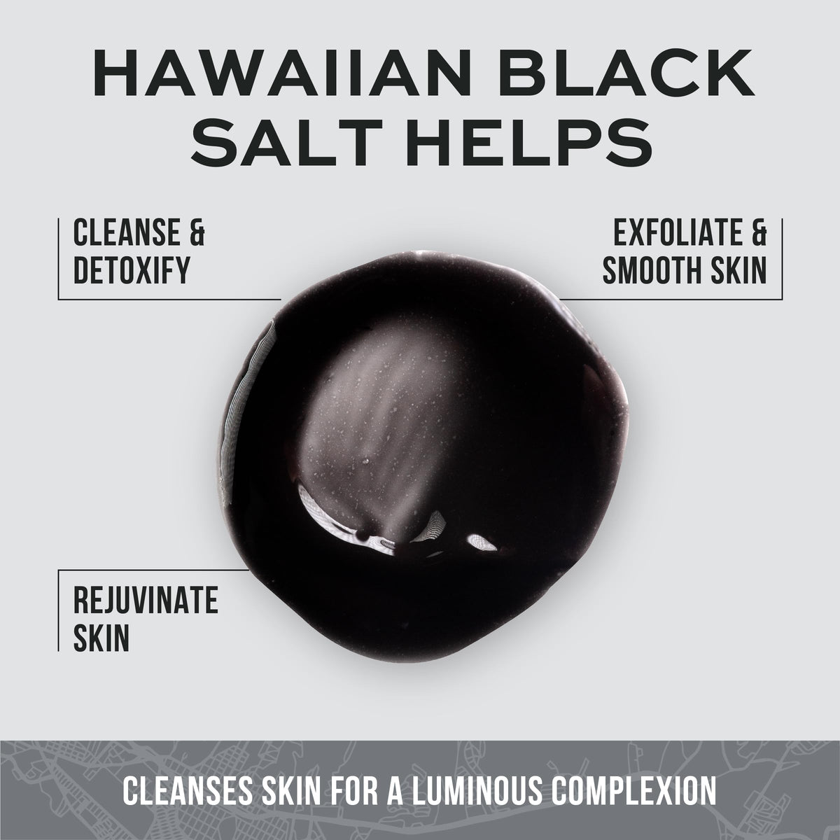 Freeman Hawaiian Black Salt Peel-Off Face Mask application instructions