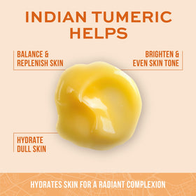Freeman Indian Turmeric Gel Cream Facial Mask 175ml tube back view