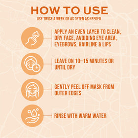 Freeman Indian Turmeric Gel Cream Facial Mask texture close-up