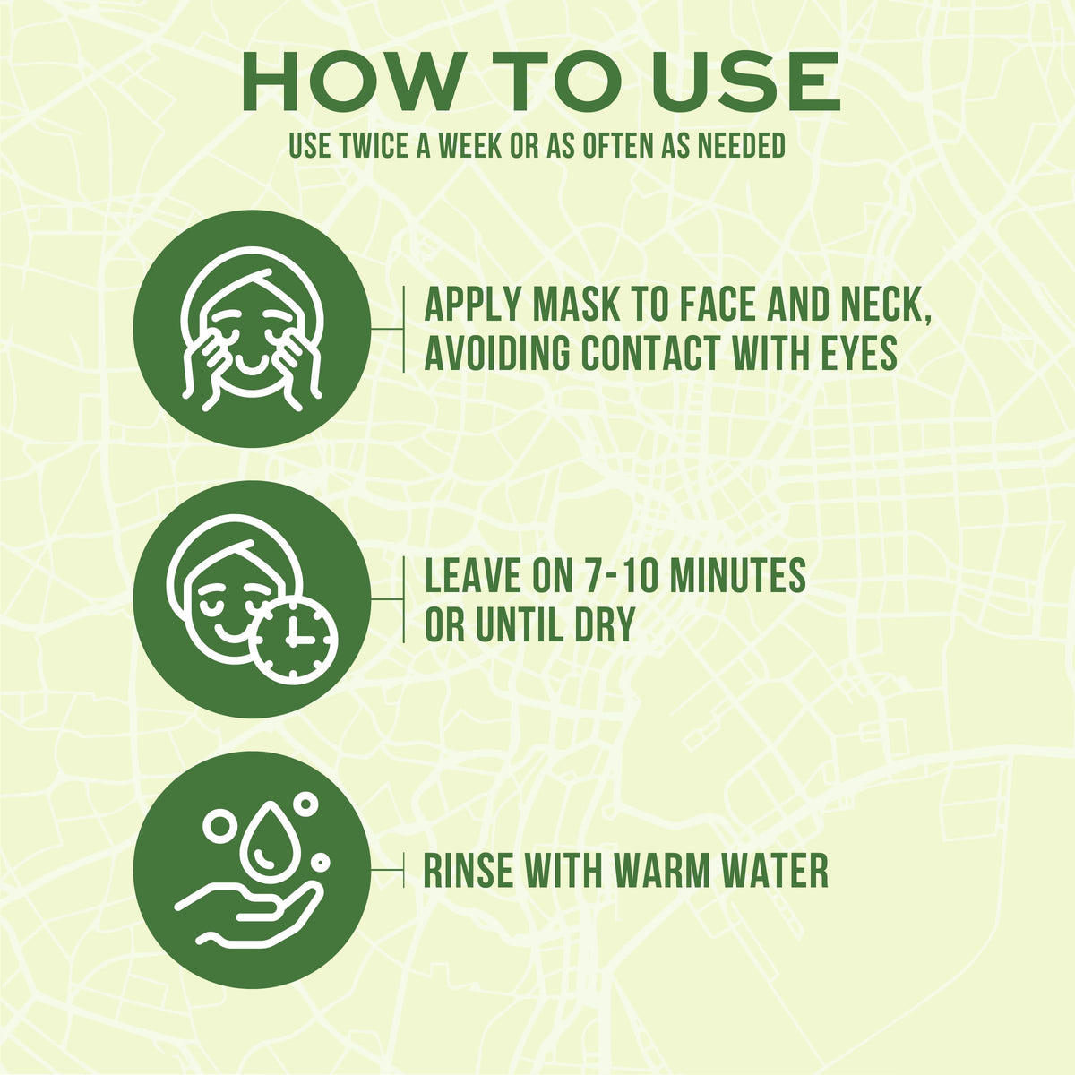 Freeman Japanese Matcha Cream Facial Mask texture close-up