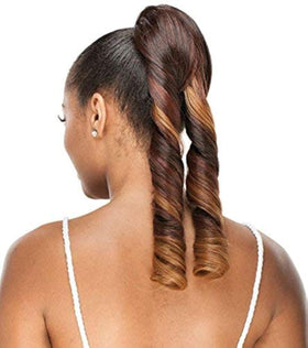 FREETRESS BRAIDS PIGTAIL GIRL Drawstring Ponytail in OM2/30/33 front view