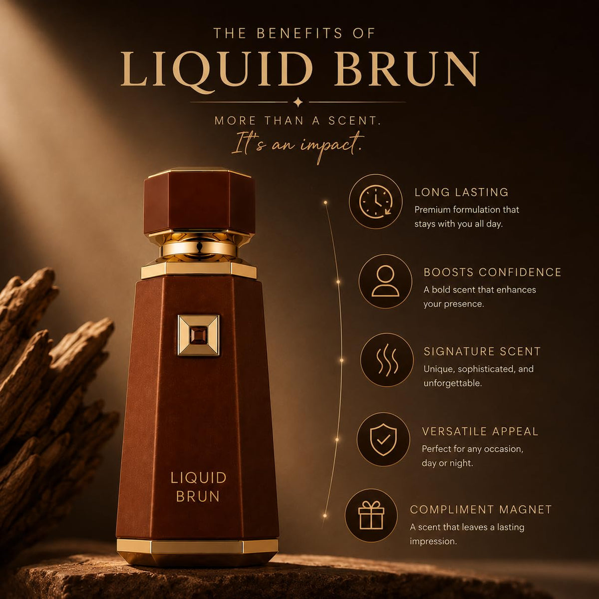 French Avenue Liquid Brun Eau de Parfum 100ml lifestyle scene