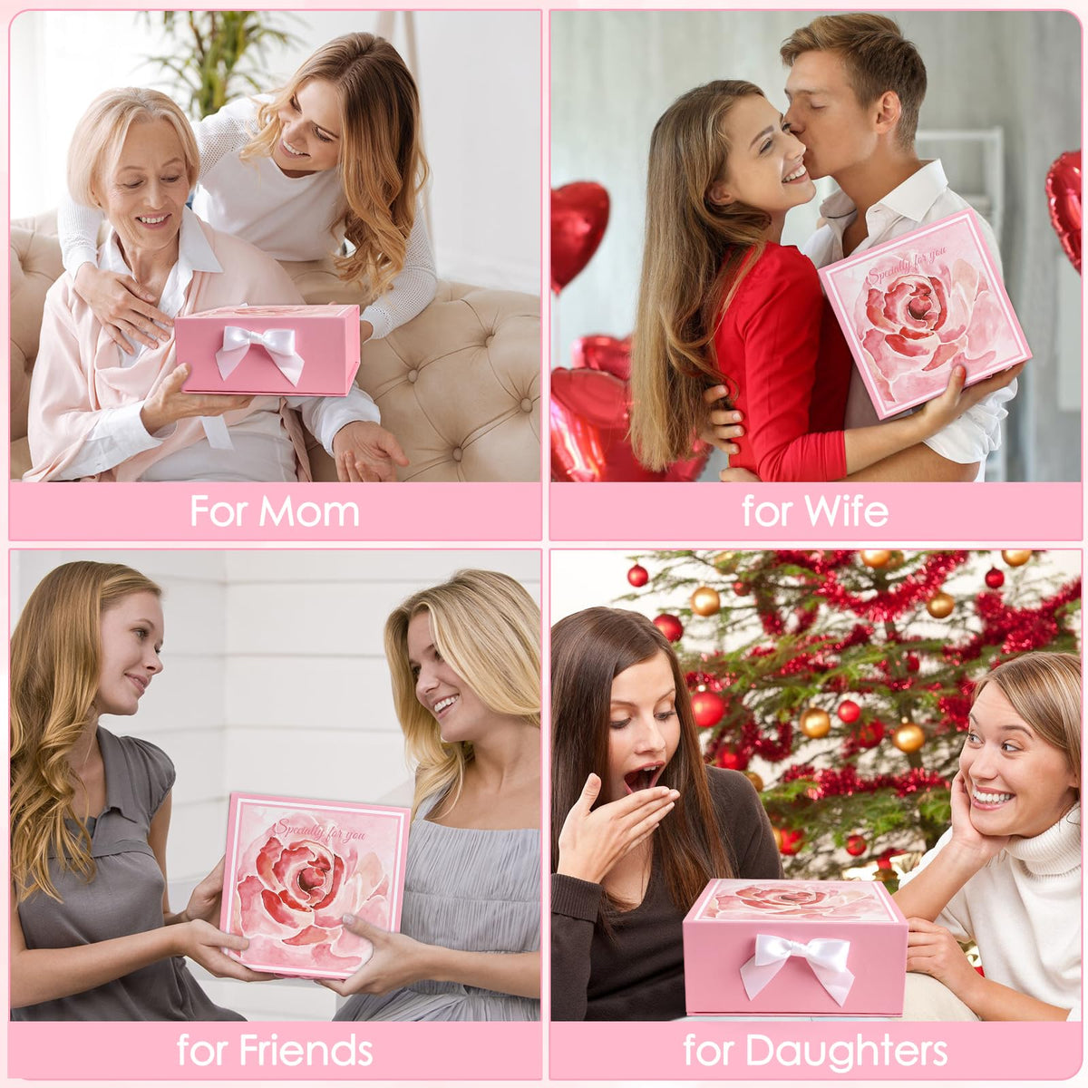 Frerdui Rose Spa Gift Set displayed with gift card