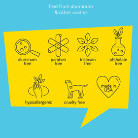 Fresh Monster Kids Natural Deodorant Gummy Burst ingredients list