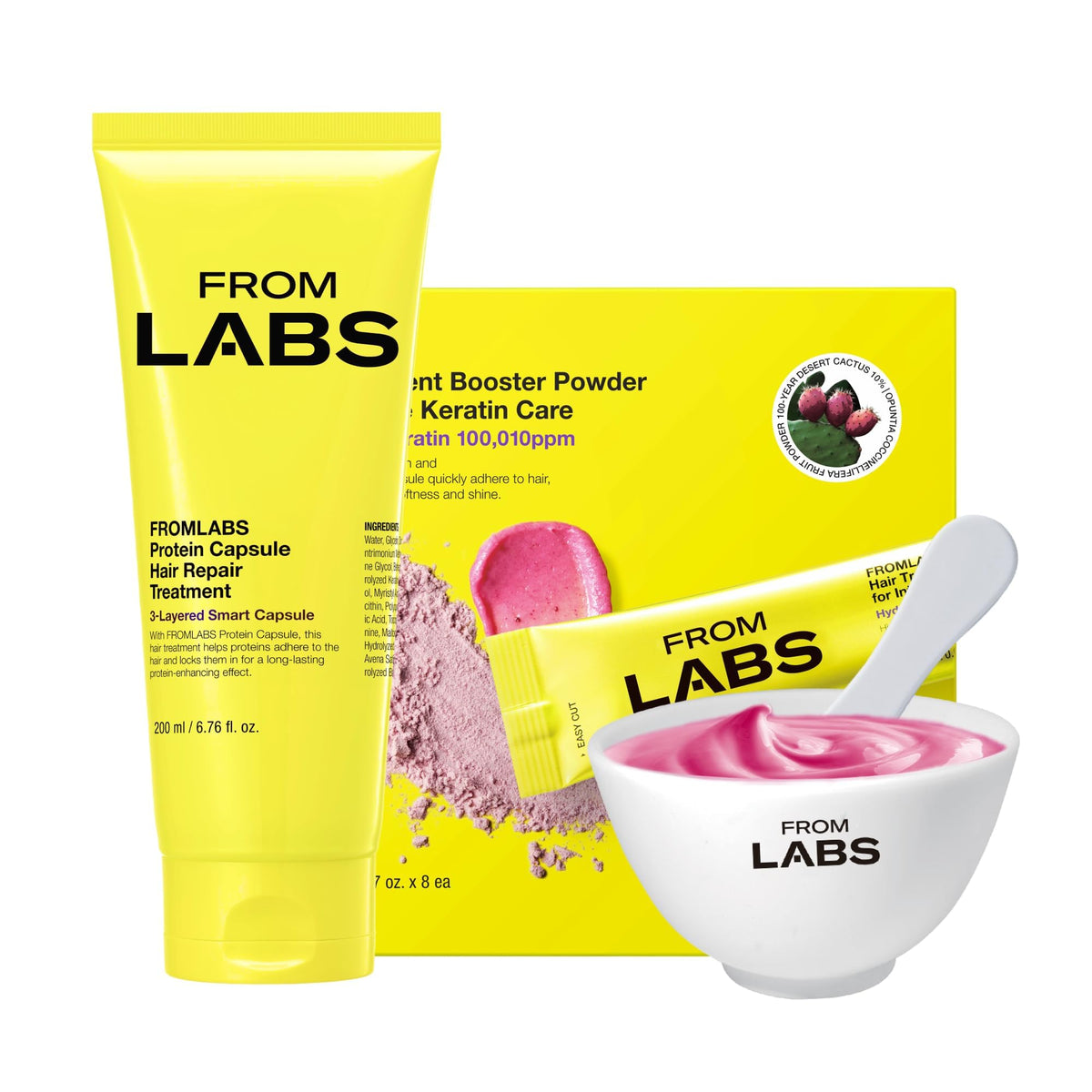 FROMLABS Deep Conditioning Protein Hair Mask Duo Set front view