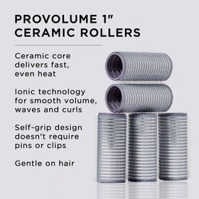 Fromm ProVolume hair rollers showing ceramic thermal core