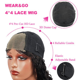 Fronbanis 8-inch bob wig showing bouncy curls