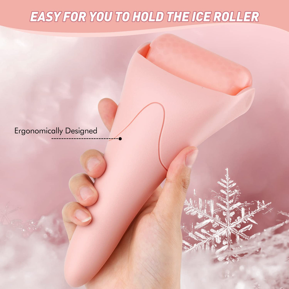 Fronnor Ice Roller on a bathroom counter