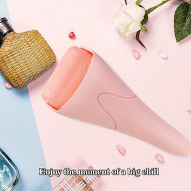 Fronnor Ice Roller with skincare products
