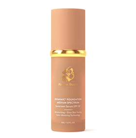 Front view of Forever Bloom Bio Mimic Foundation SPF50 with packaging