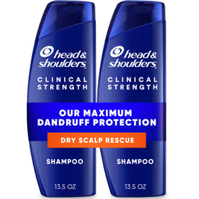 Front view of Head & Shoulders Anti-Dandruff Shampoo Twin Pack 13.5 fl oz each